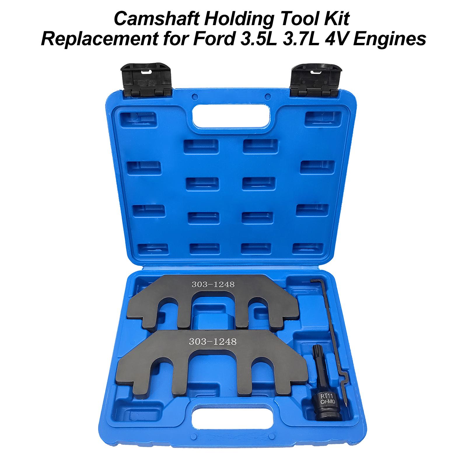 Engine Timing Tool Timing Engine Camshaft Locking Tool Camshaft Holding Tool Kit Replacement for Ford 3.5L 3.7L 4V Engines