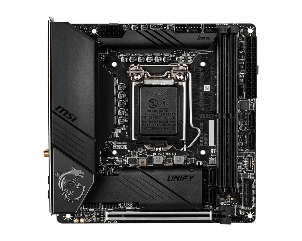 Mainboard MSI MEG Z490i UNIFY (Intel Z490, Socket 1200, mini ITX, 2 khe RAM DDR4) Hàng Chính Hãng