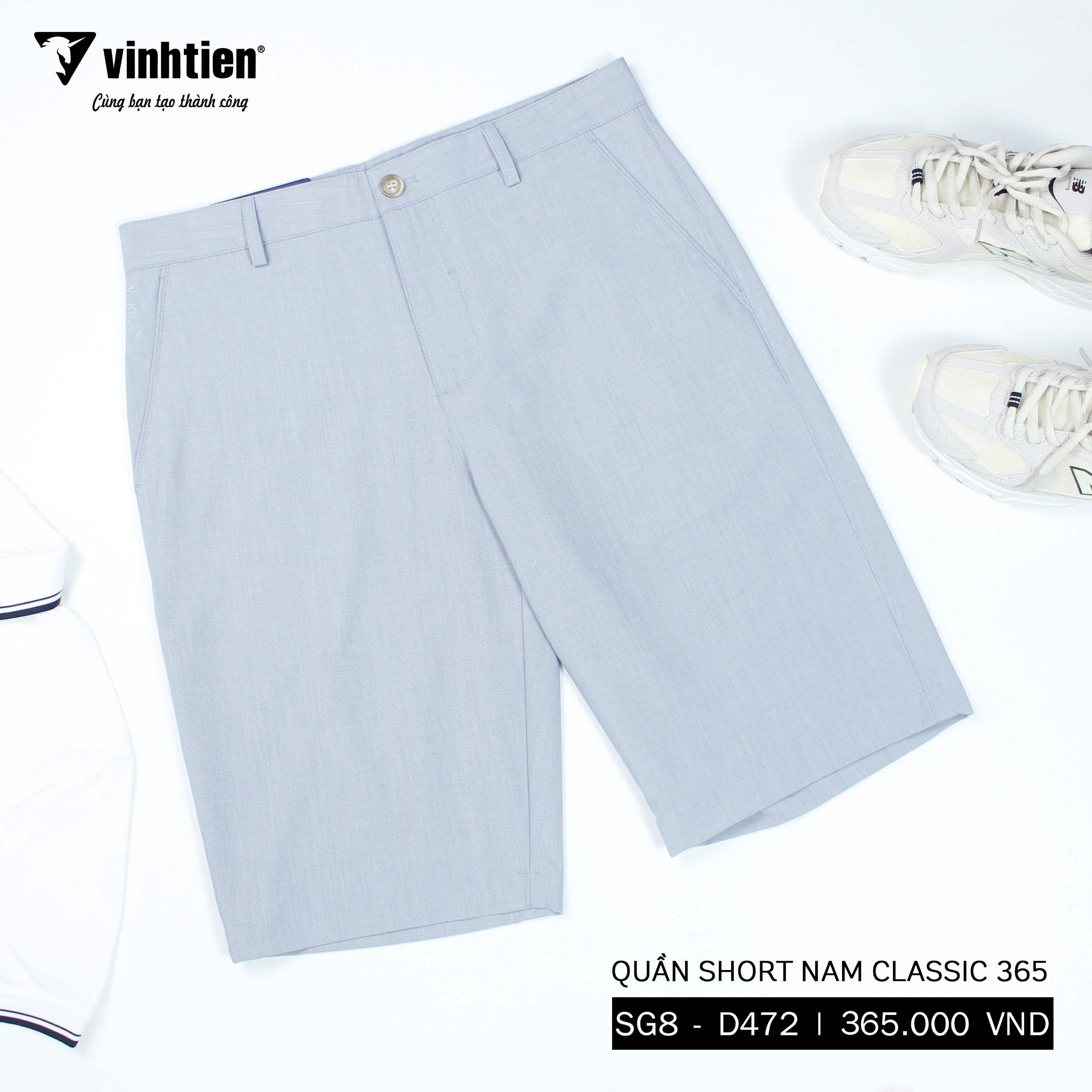 Quần Shorts Classic 345 Vĩnh Tiến - Nhiều Màu