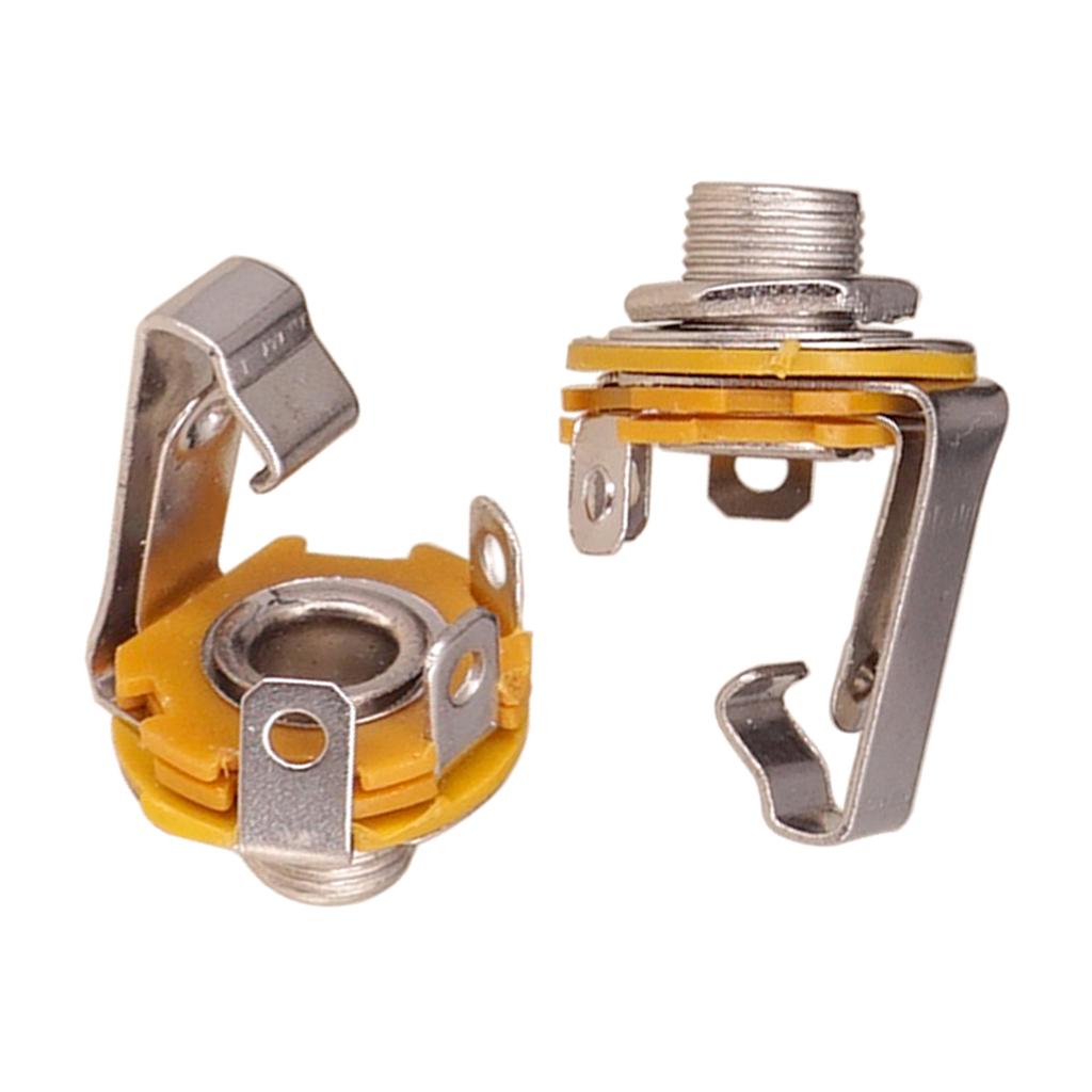Sunnimix 2 Cái Thay Thế Đàn Guitar Điện Đầu Ra Jack Cắm Cho Fender Tele Gibson LP Đàn Guitar