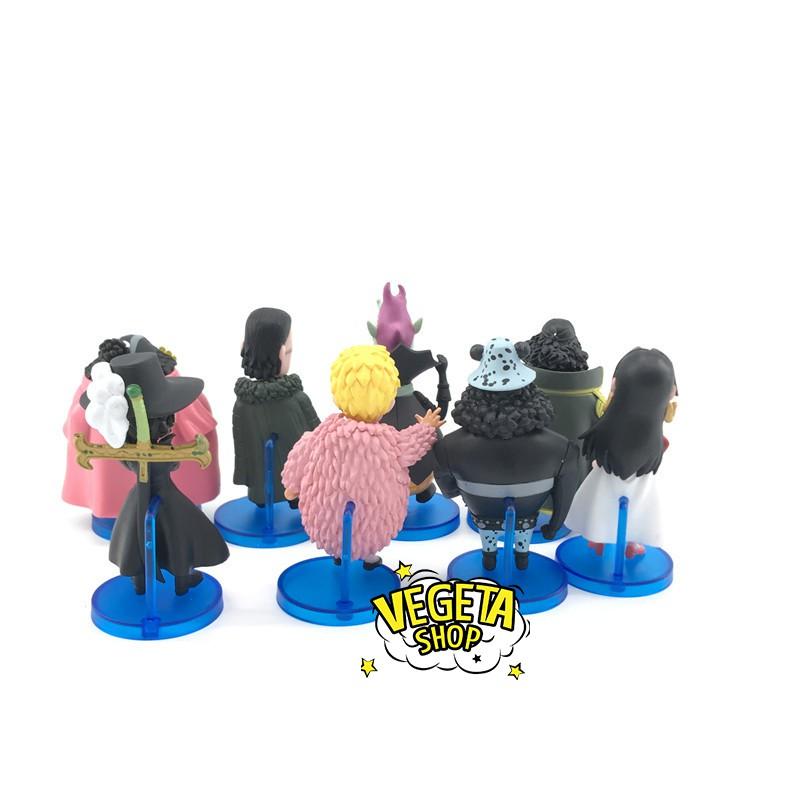 Mô hình One Piece - Thất vũ hải Oka Shichibukai - Boa Hancock Jinbe Mihawk Râu đen - Cao 8cm