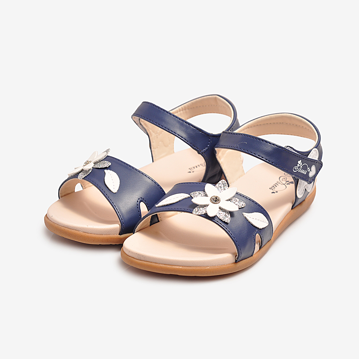 Sandal Si Cao Su Bé Gái Biti's BRG000200XNH (Xanh Nhớt)