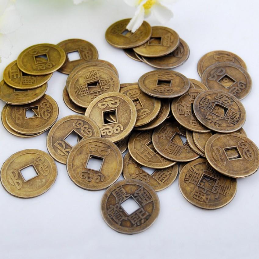 Đồng xu ngũ đế phong thủy cầu tài lộc 206229