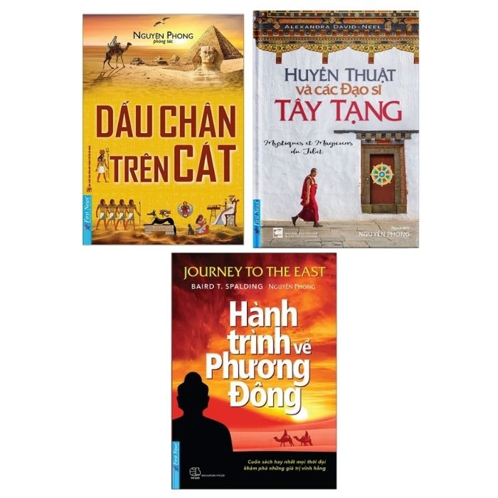Dấu Chân Trên Cát + Huyền Thuật Và Các Đạo Sĩ Tây Tạng + Hành Trình Về Phương Đông