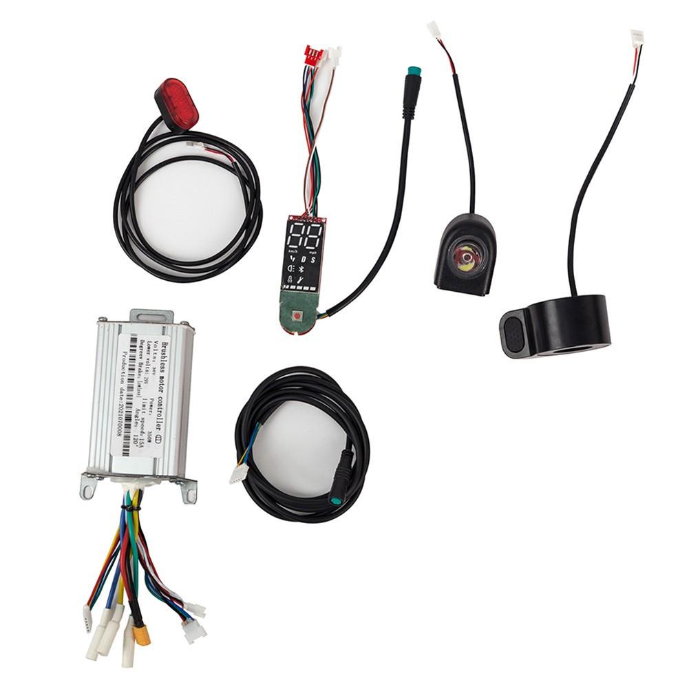 Xe tay ga 36V 350W Bộ điều khiển không chổi than Tăng tốc độ phanh Đèn pha Tay cầm phanh Light Tay cầm silicone cho Xiaomi M365 Color: Only one handbrake