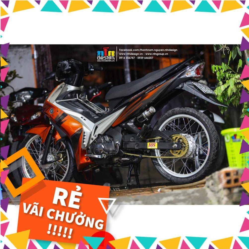 Tem Rời Exciter 2009 Mẫu Cam Đen Chữ 135 LC