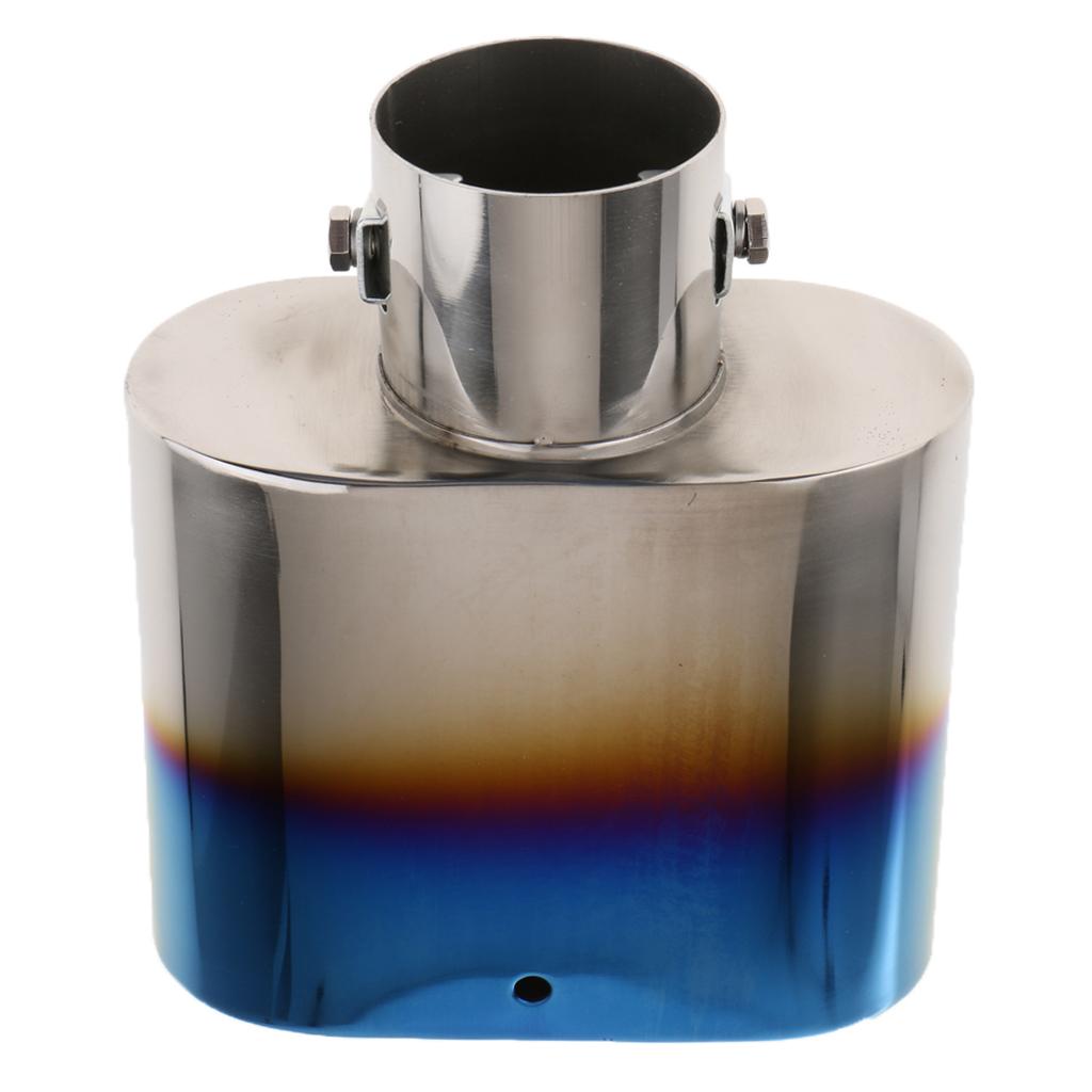 Car Truck Tail Throat Pipe Exhaust Pipe Trim Tips Muffler Pipe