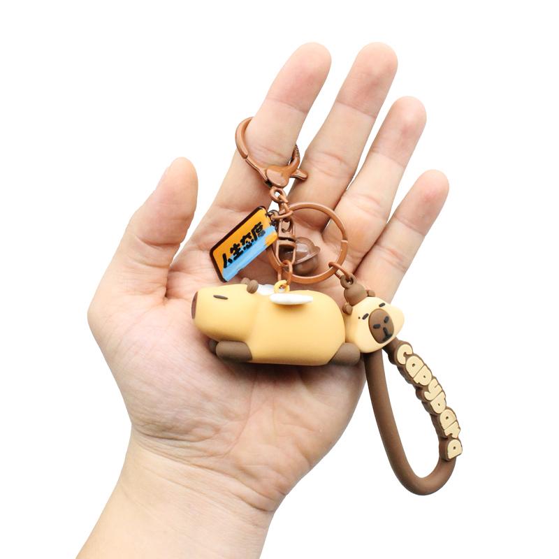 Móc Khóa Nhựa Capybara Cánh Thiên Thần - ZooZoo 7501