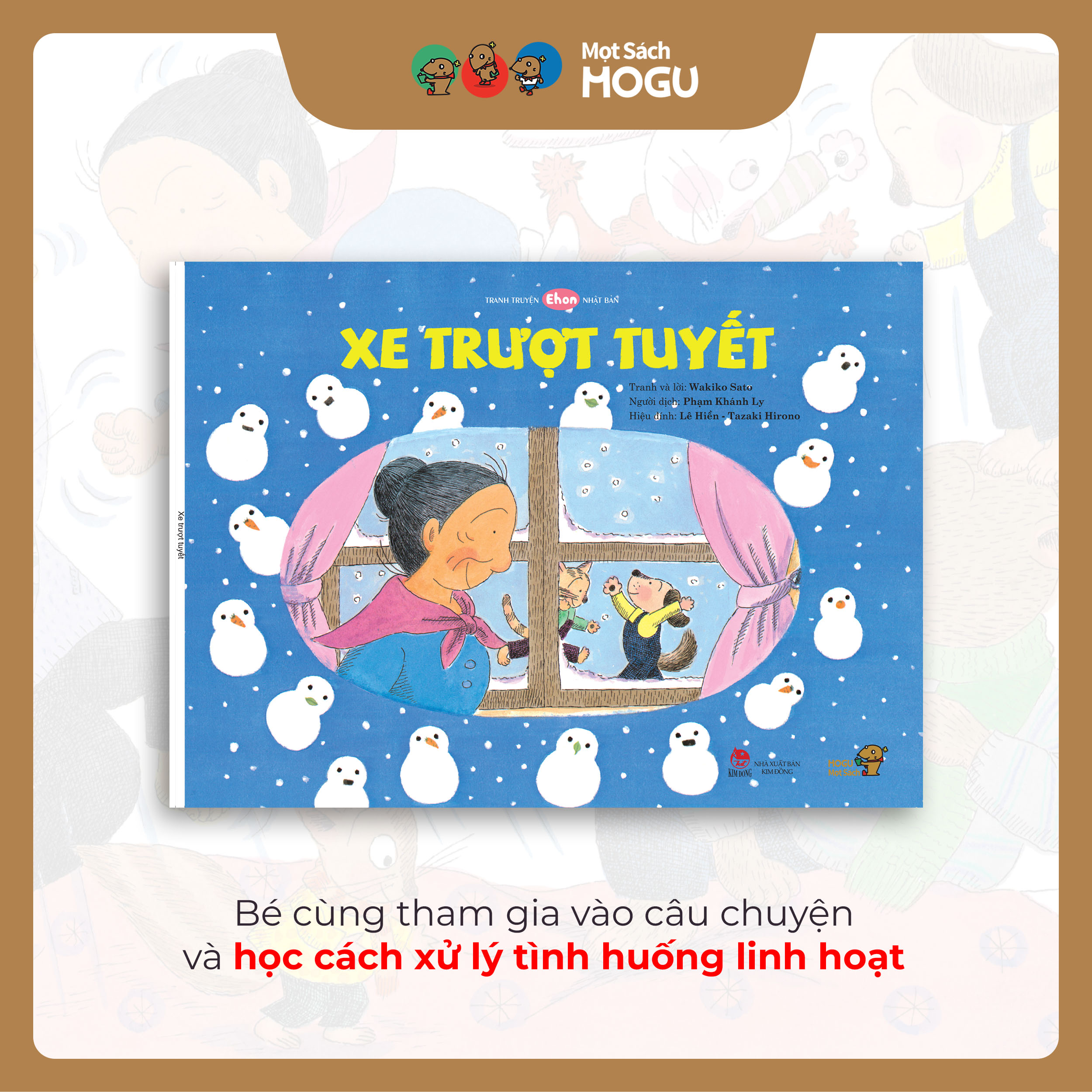 Truyện Ehon bé 3-4-5 tuổi - Bộ 4 cuốn Dạo chơi cùng bà Baba
