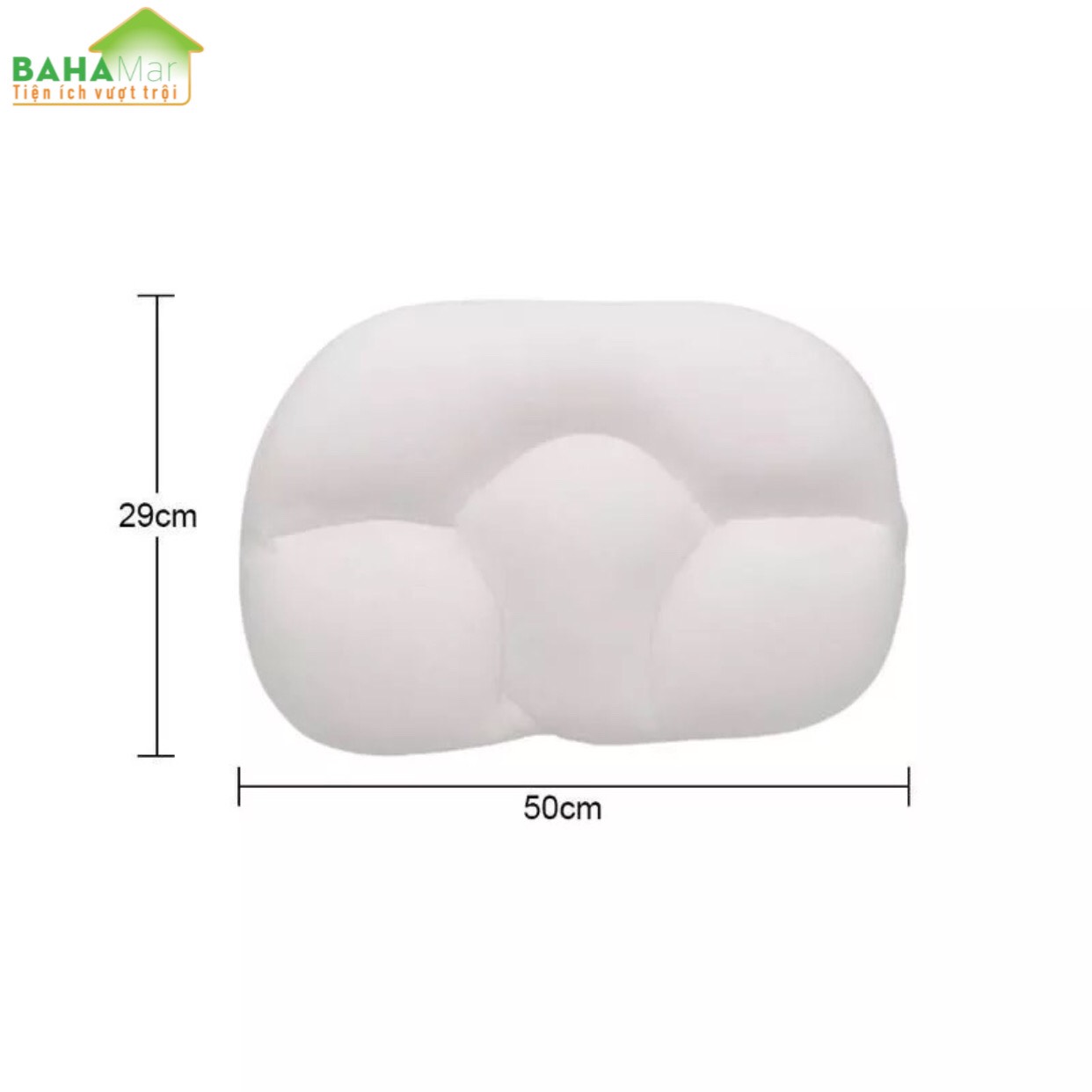 GỐI ĐÁM MÂY SIÊU MỀM HỖ TRỢ CỔ VAI, CHỈNH HÌNH THEO TƯ THẾ NGỦ "BAHAMAR" có tác dụng chỉnh tư thế ngủ thoải mái và hỗ trợ chống đau vai cổ gáy