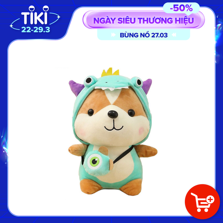 Gấu bông chó Shiba cosplay 25cm cao cấp - Hàng chính hãng Memon - Đồ chơi thú nhồi bông chó Shiba cosplay, Kích thước 25cm, Bông gòn mềm mịn, bền đẹp, dễ sử dụng và an toàn cho trẻ nhỏ.