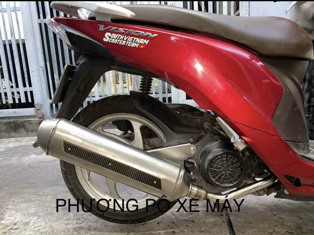 Bộ Pát & Cổ gắn lon 4road & DranTurismo cho Vision cũ -SCOOPY