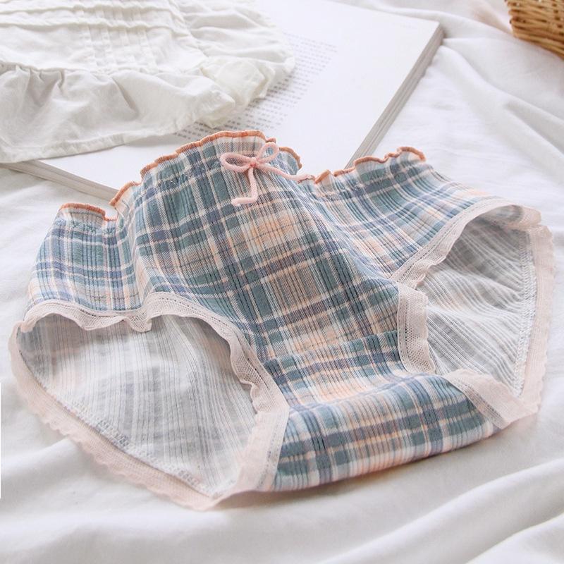 Quần Lót Nữ Cotton Kháng khuẩn Hình Thỏ Tai Bèo Ngang Eo . Hàng Loại Đẹp.