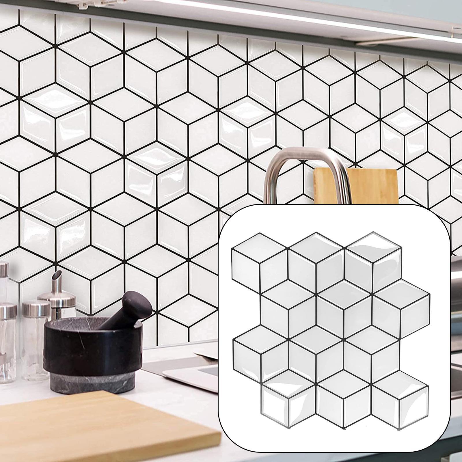 Self Adhesive Wall Sticker Waterproof Wallpaper Panel for Home Kitchen
