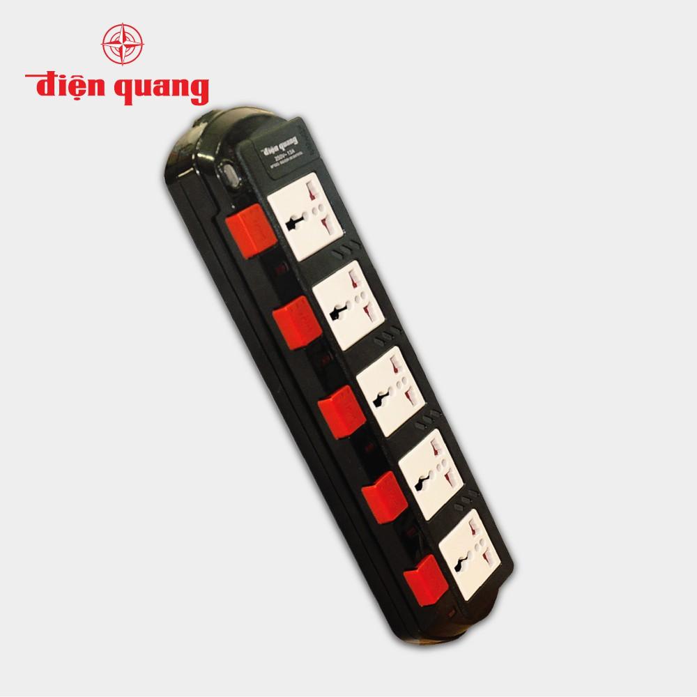 Ổ cắm Điện Quang ĐQ ESK SM750SL - Hợp nhiều chân cắm, có màn chắn thông minh, an toàn. Công suất 3200W