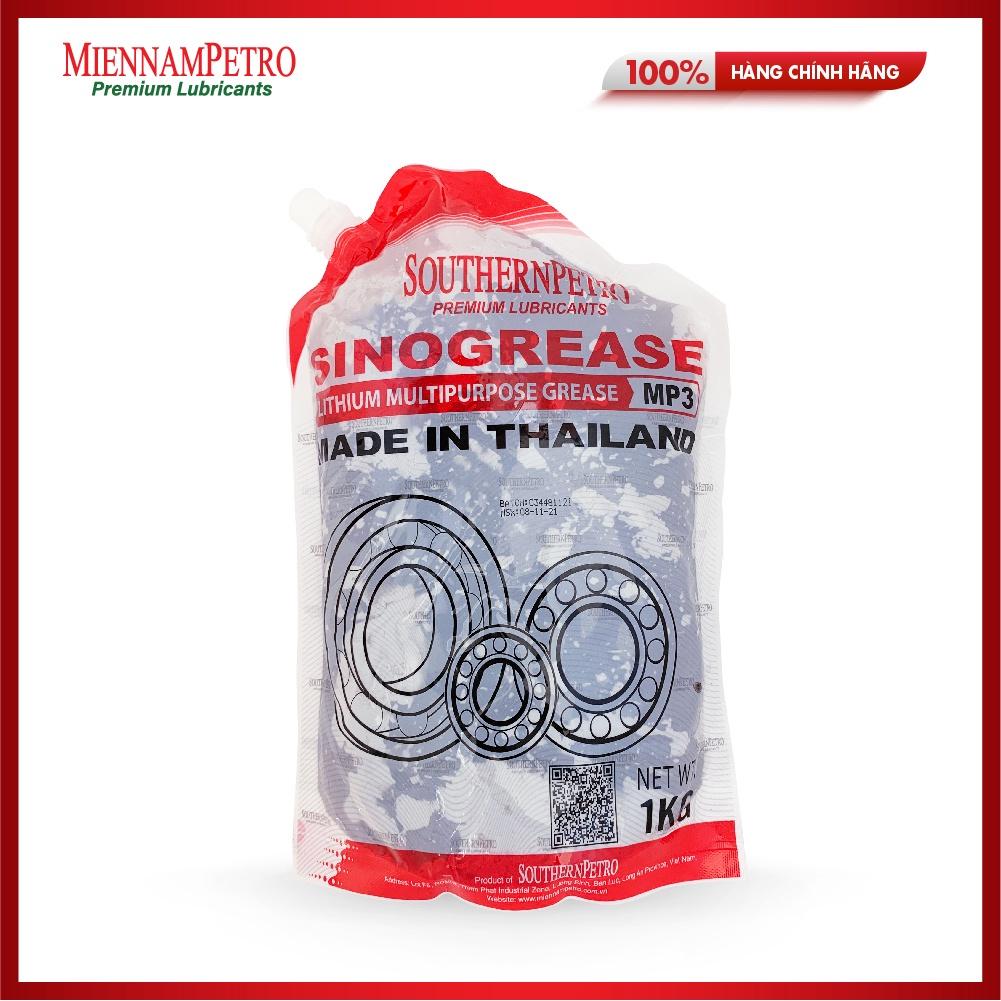 Mỡ Bôi Trơn MiennamPetro Sinogrease Lithium MP3 1KG Đa Dụng Bảo Vệ ​Xe Ô Tô Công Nghiệp Cao Cấp