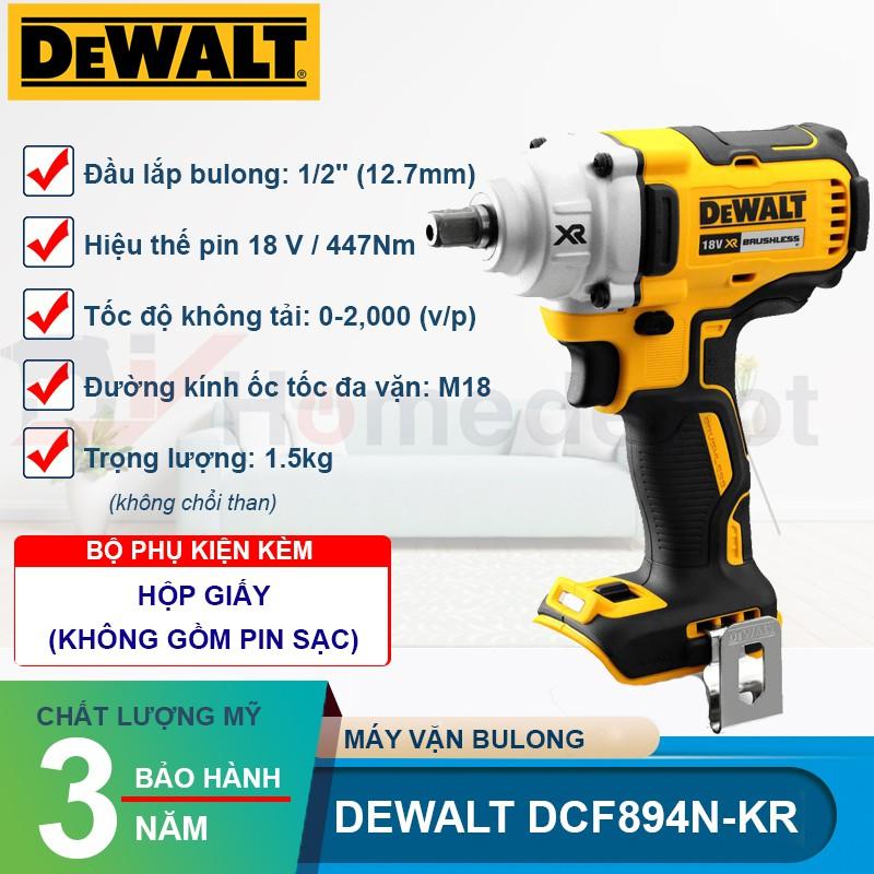 Máy vặn bu lông động lực pin 18V Dewalt DCF894