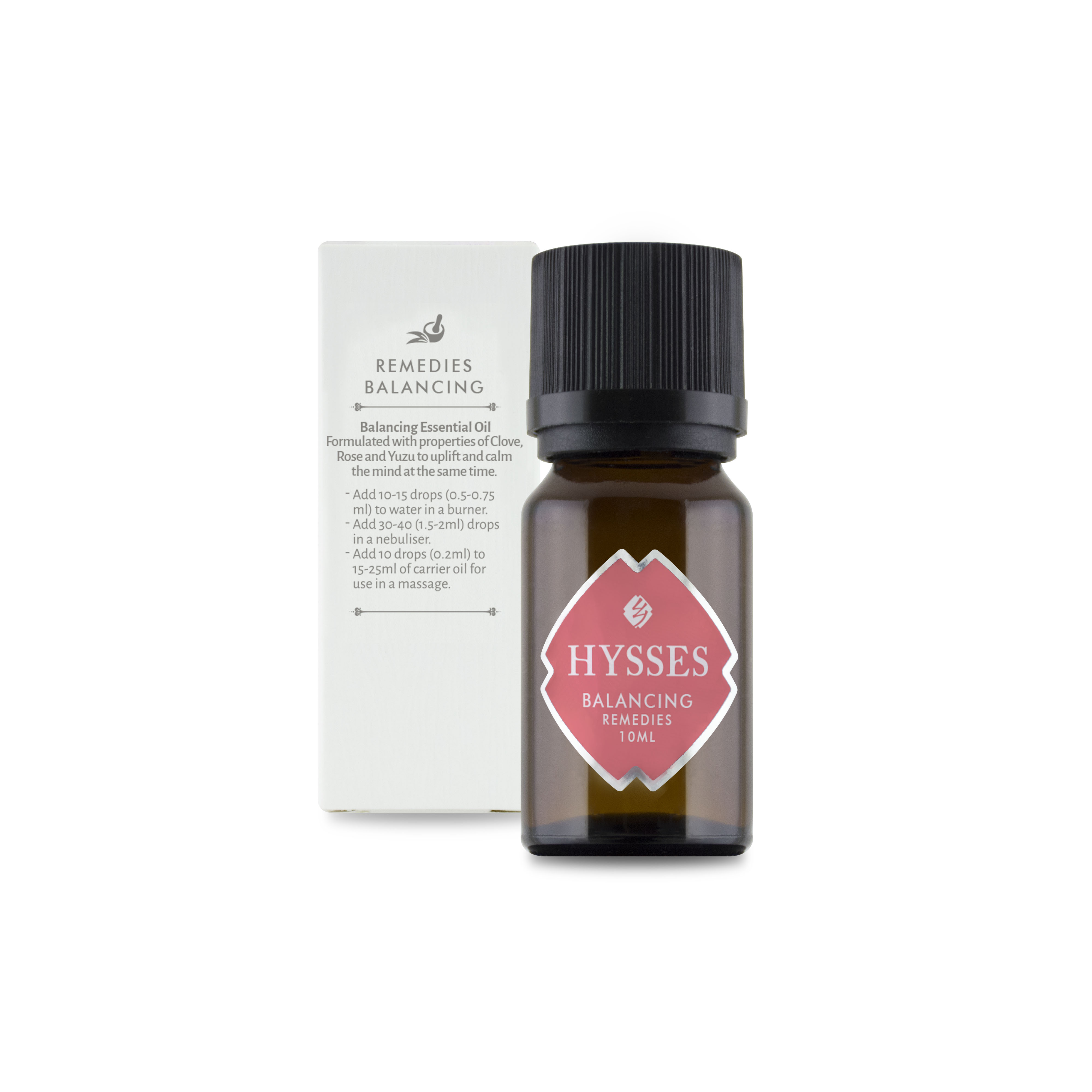 Tinh Dầu Cao Cấp Hysses Remedies Balancing Mùi Hương Thơm Dịu, Chống Oxy Hóa, Làm Dịu Căng Thẳng Và Lo Lắng Với Chiết Xuất Mận & Chanh Yuzu Nhật Bản Hữu Cơ Tự Nhiên
