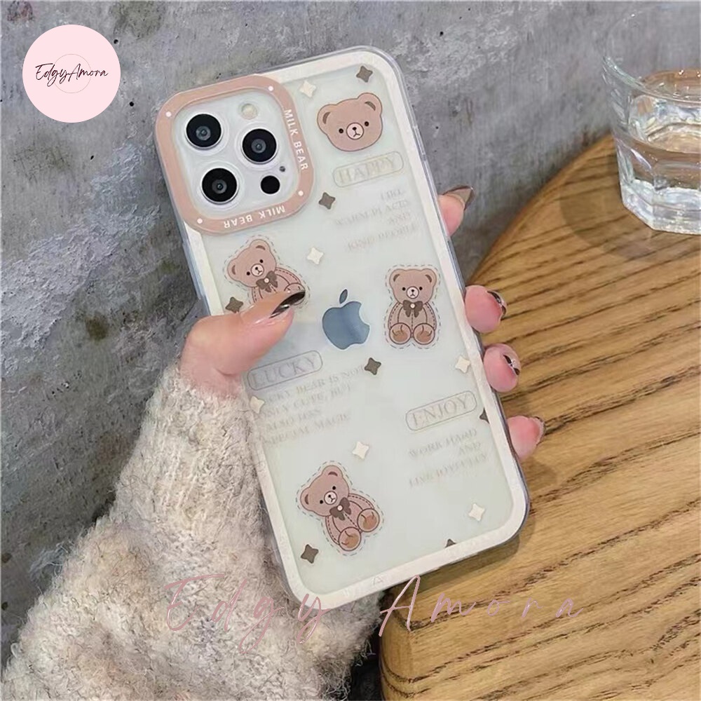 Ốp lưng Iphone chống sốc in hình gấu dành cho Iphone 11 / Phone 11 Pro / Iphone 11 Pro Max / Iphone 12 / Iphone 12 Pro / Iphone 12 Pro Max / Iphone 13 / Iphone 13 Pro / IPhone 13 Pro Max / Iphone 14/ Iphone 14 Pro / Iphone 14 Pro Max