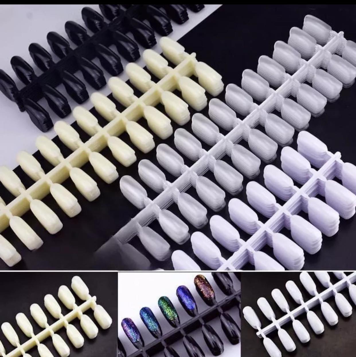 Móng tròn tập làm nail , vẽ móng tay