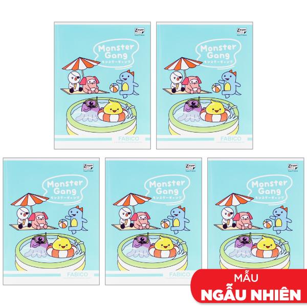 Combo 5 Tập Học Sinh 4 Ô Ly 100 Trang 100gsm Truewrite Cream - Elephant FI618407 (Mẫu Màu Giao Ngẫu Nhiên)