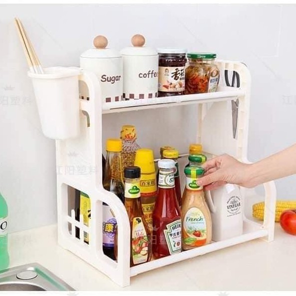 Kệ đựng gia vị nhà bếp cao cấp tiện dụng-Màu ngẫu nhiên
