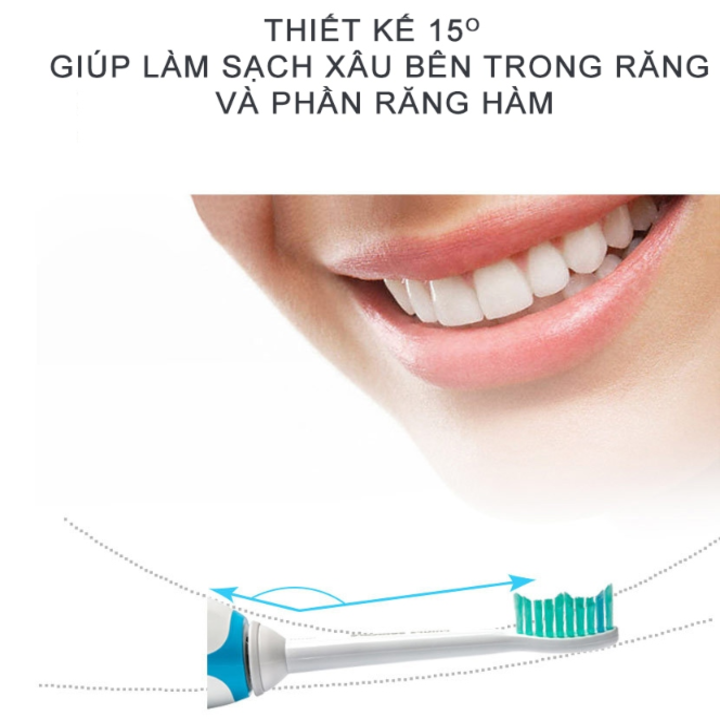Đầu bàn chải đánh răng điện nhãn hiệu Philips Sonicare C2 HX9021 với lông mềm mại, mật độ lông cao, chất liệu an toàn - HÀNG NHẬP KHẨU