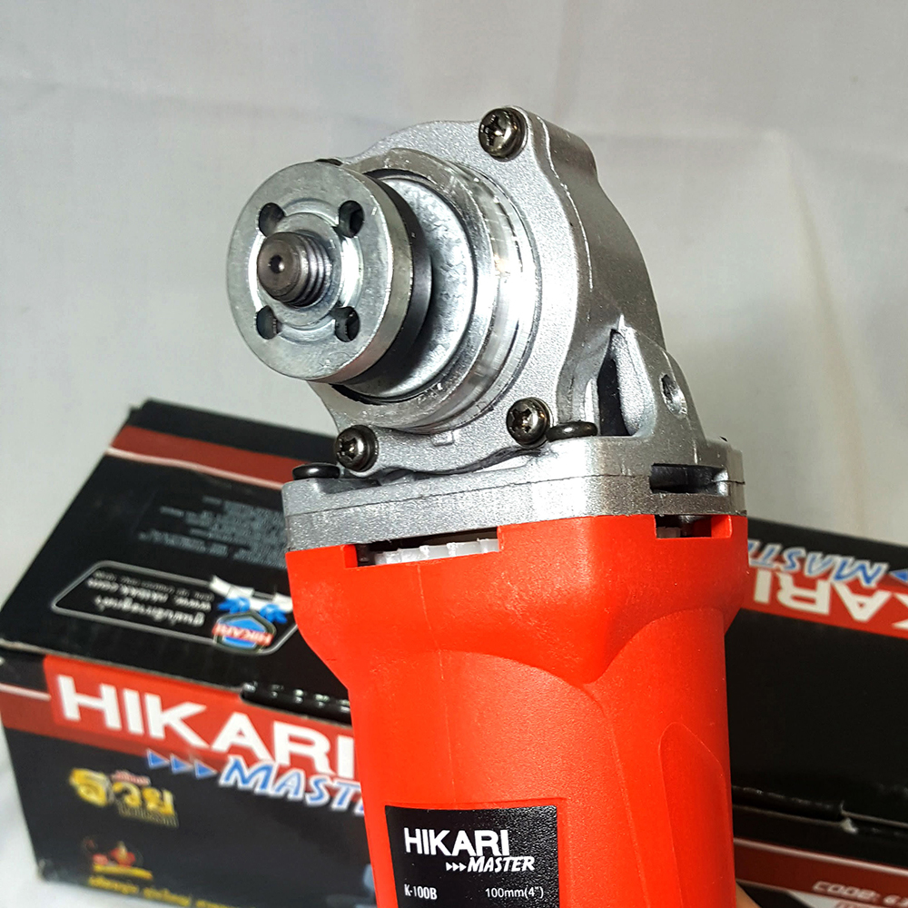 Máy Mài Cắt Góc Cầm Tay Hikari Master K100B Công Suất 980W, Đường Kính Đĩa 100mm, Mài Kim Loại, Gỗ, Đá, Cắt Bàn, Công Tắc Đuôi – Hàng Chính Hãng
