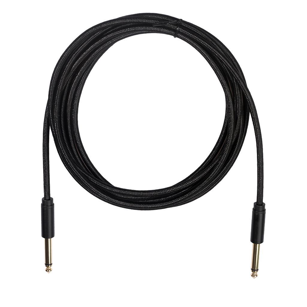 Gold 1/4" Male to Male Adapter Low Noise High Fidelity for