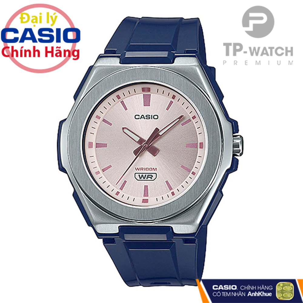 Đồng Hồ Nữ Dây Nhựa Casio Standard LWA-300H-2EVDF Chính Hãng - LWA-300H-2E Gờ Kim Loại