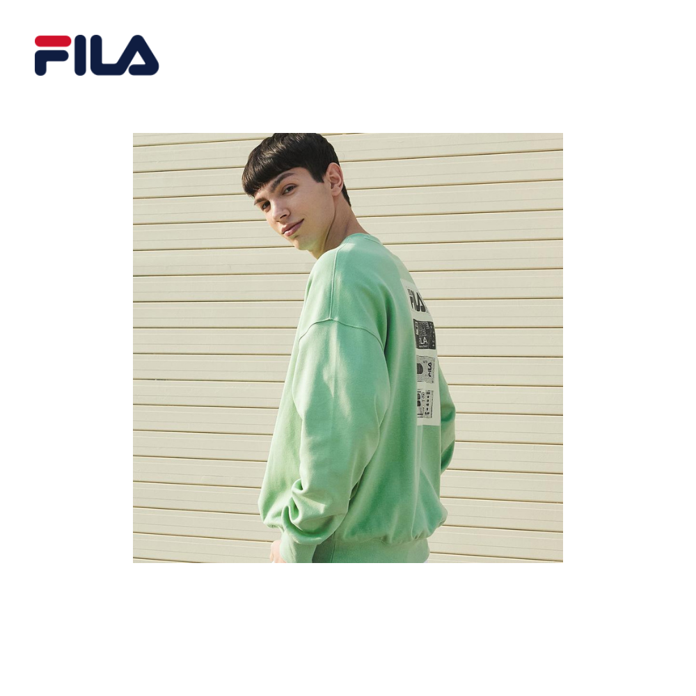 Áo hoodie tay dài không nón unisex Fila Archive Label - New Beginning Collection - FS2POD1220X