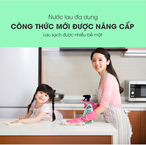 Nước lau đa năng gốc thực vật hương chanh tươi Earth Choice Úc 600ml