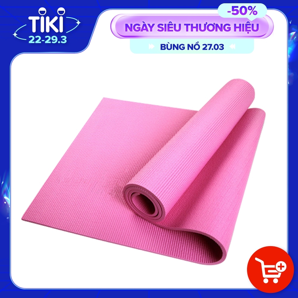 Thảm tập yoga siêu bền loại dày 6mm TPE BG