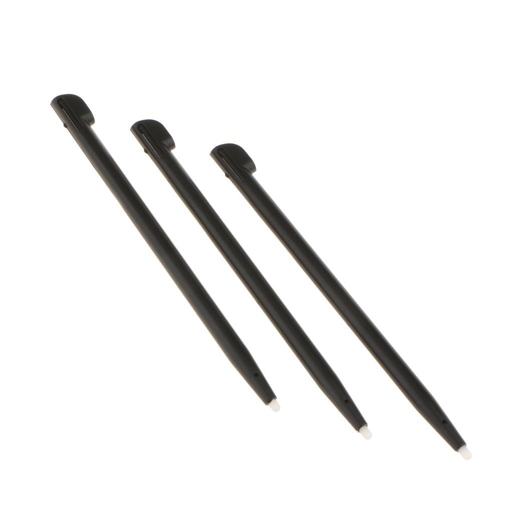 6Piece Slot in Touch Stylus Pen Stylus for  2DS Consoles Black+Blue