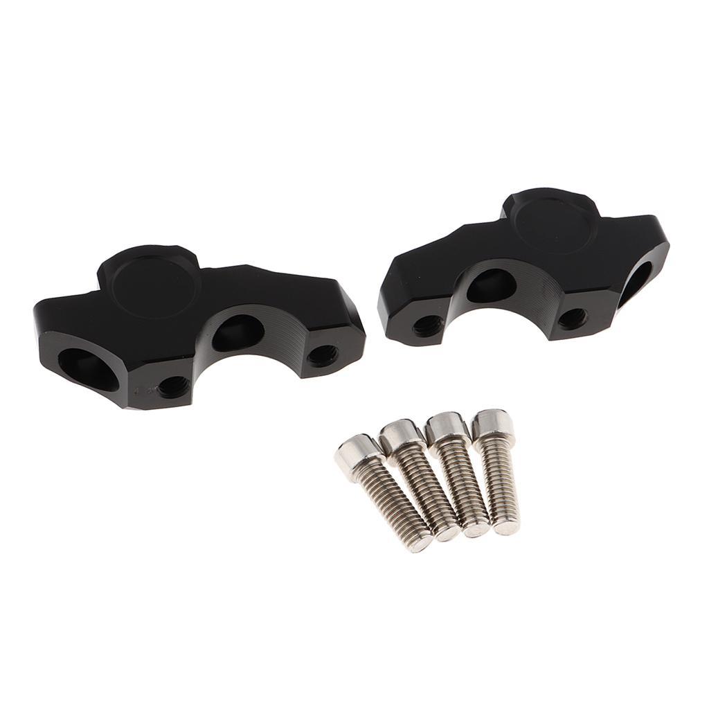 Motorcycle Handlebar Mounts Aluminum Handlebar Mount Riser Clamp Kit