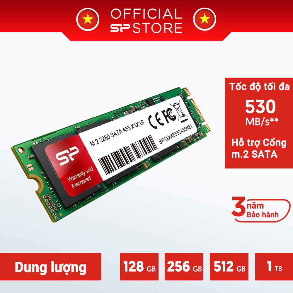 Ổ cứng Silicon Power SSD M.2 2280 SATA III - Hàng chính hãng