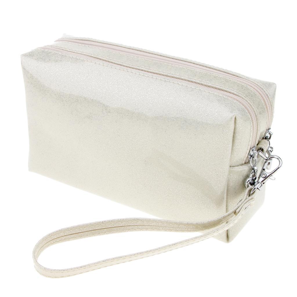 Waterproof PU Travel Cosmetic Organizer Toiletry Case Wash Storage Bag