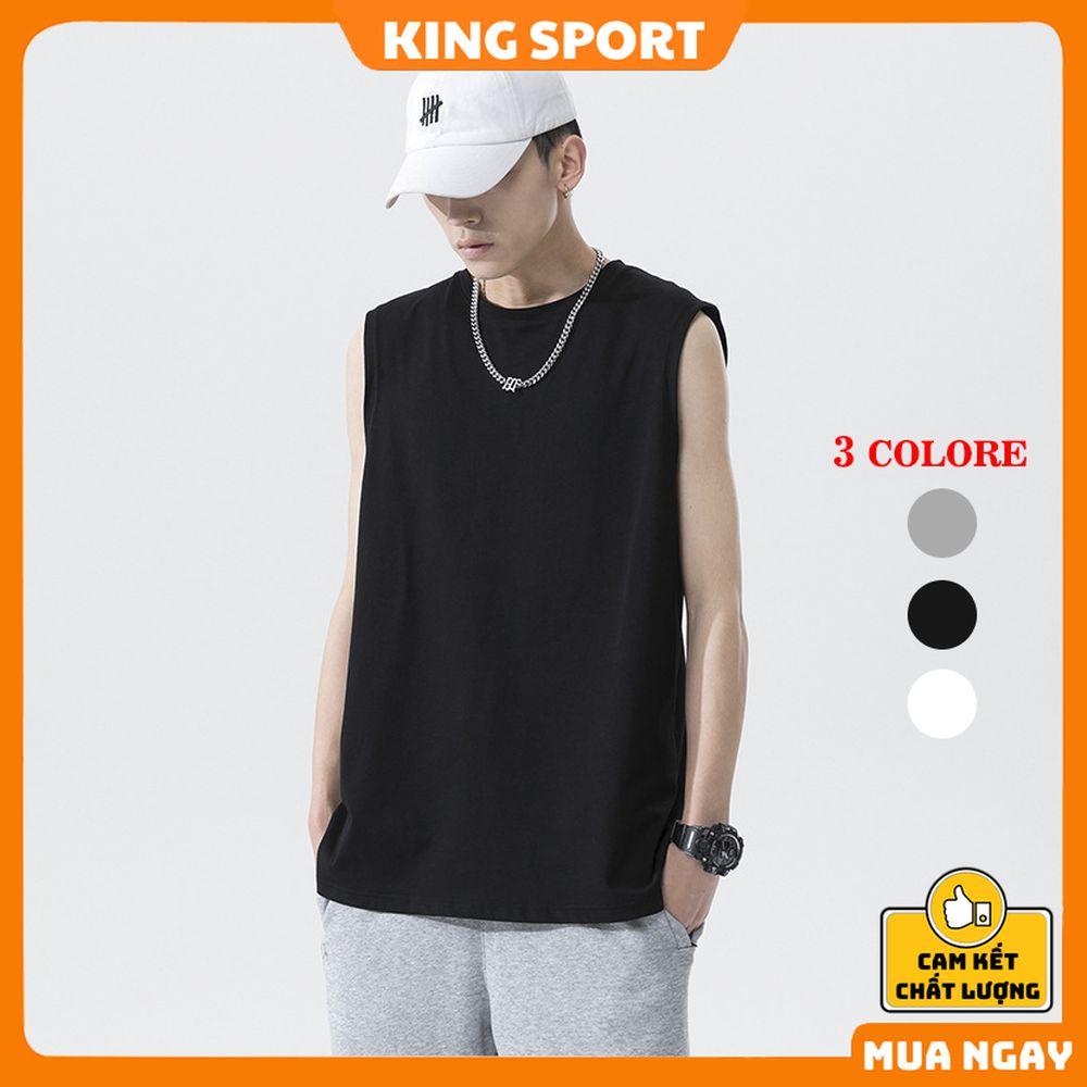 Áo thun ba lỗ tanktop nam nữ sát nách form rộng big size tập gym mềm mịn thoáng mát cao cấp BIBINO