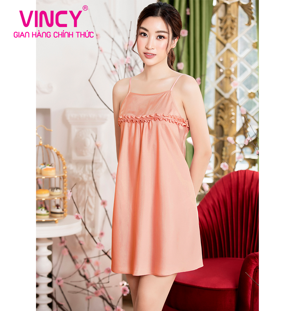 Đầm satin Vincy DDS010S01