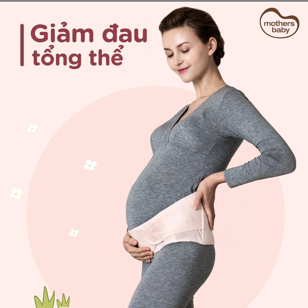 Đai Đỡ Bụng Bầu Chính Hãng-Đai Đỡ Bụng Bầu 2 Trong 1 Cho Mẹ Bầu Và Sau Sinh Thương Hiệu Mothersbaby Hàn quốc