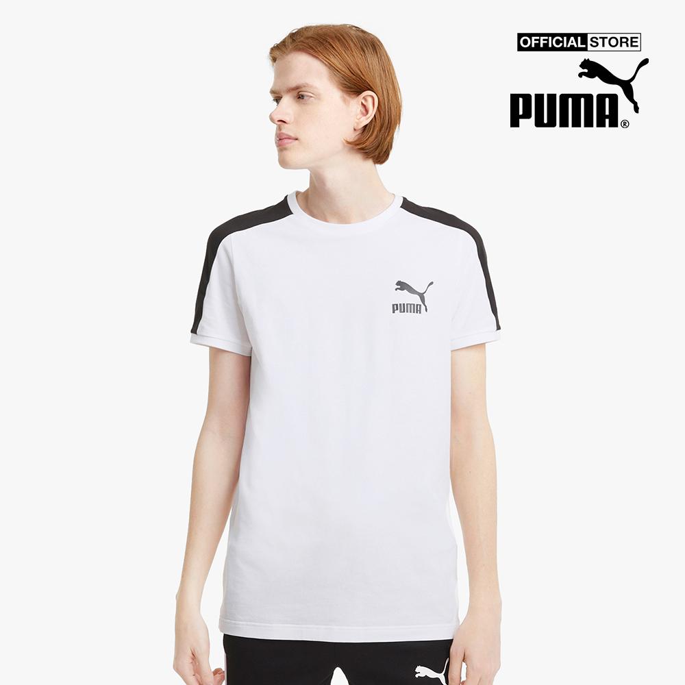 PUMA - Áo thun thể thao nam cổ tròn ngắn tay Iconic T7 Train 599869