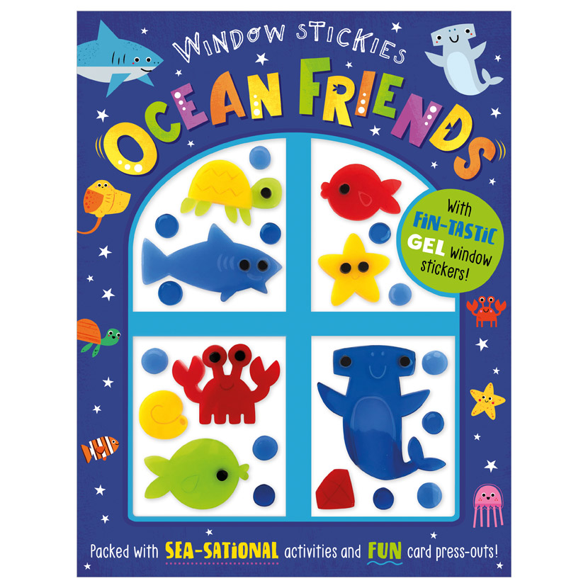 Window Stickies Ocean Friends