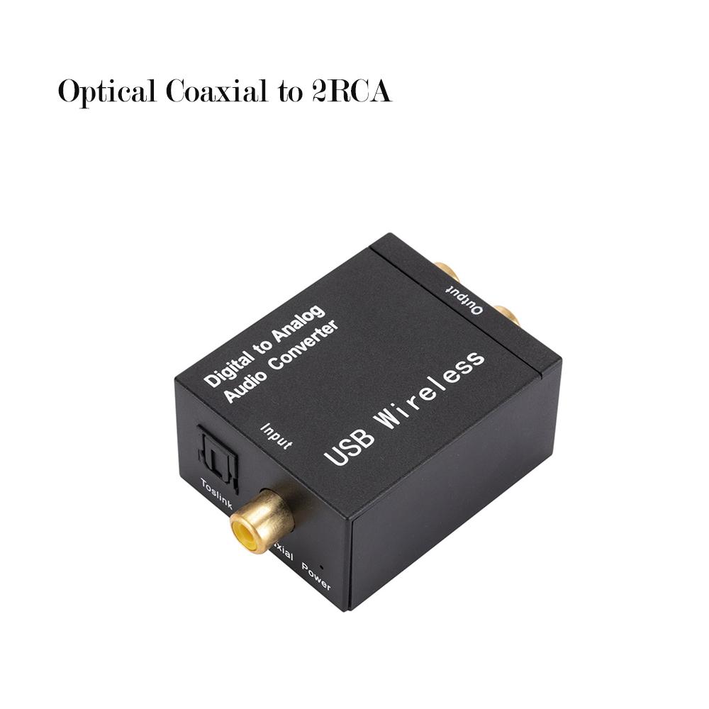 Kỹ Thuật Số Sang Analog 192kHz DAC Bộ Chuyển Đổi Không Dây Bluetooth 5.0 Với Tai Nghe Quang Học Đồng Trục Amp 3.5Mm Hỗ Trợ Bộ Chuyển Đổi Âm Thanh USB