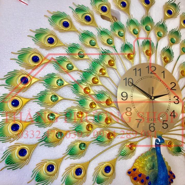 Đồng Hồ Treo Tường Công Xanh Cỡ Lớn TP-033G