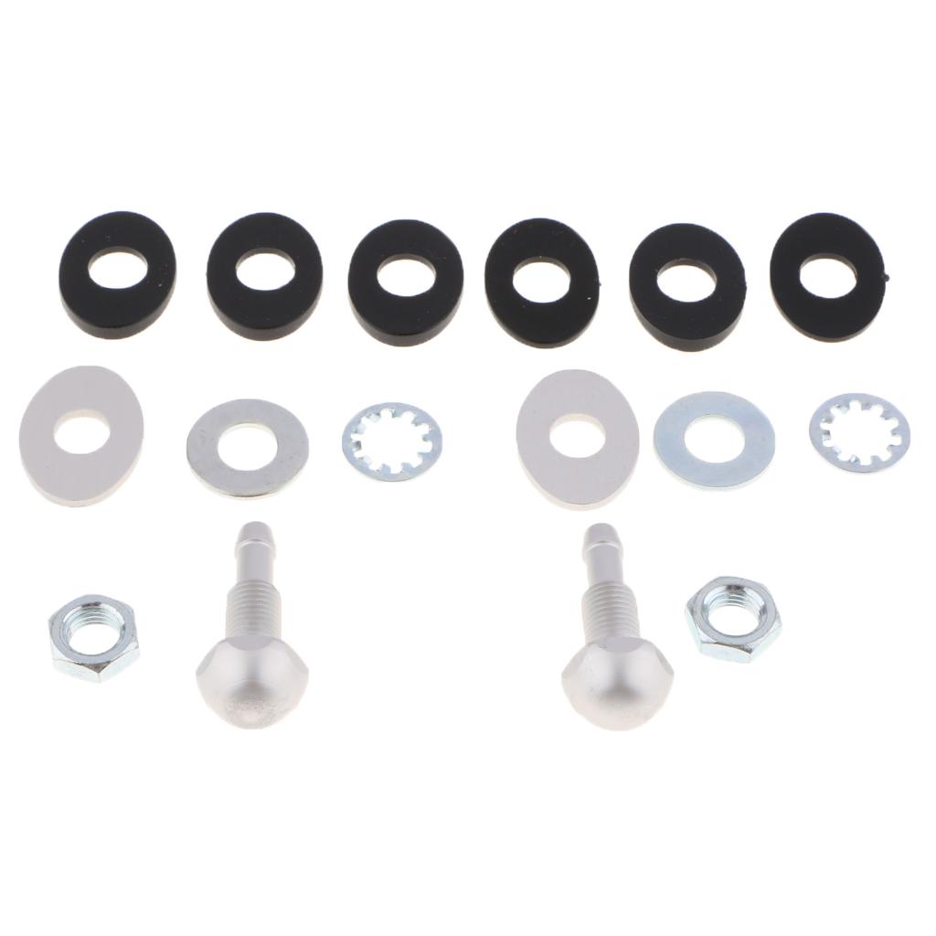 Car Vehicle Windshield Spray Nozzle On Front Hood Wiper Washer Spray