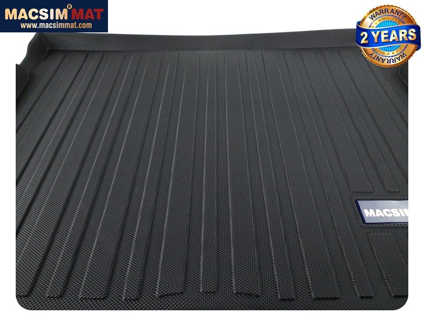 Thảm lót cốp xe ô tô Audi A3 2016-2018 nhãn hiệu Macsim chất liệu TPV cao cấp màu đen(264)