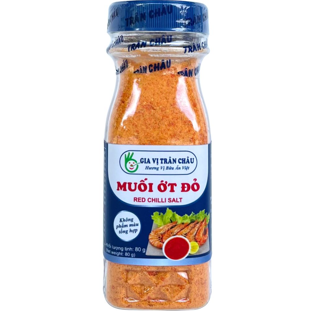 Muối ớt đỏ Trân Châu hũ 80g