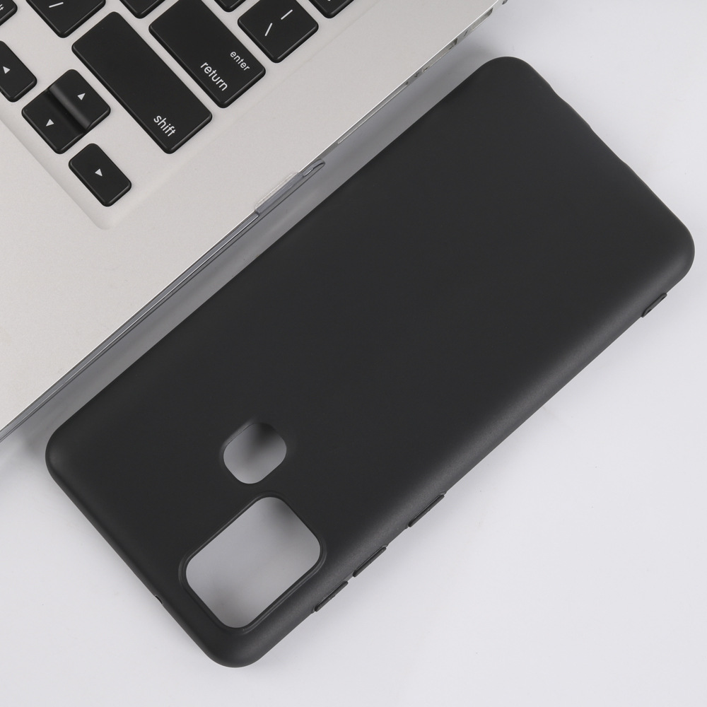 Ốp lưng silicon dẻo màu đen cho Samsung Galaxy A21s