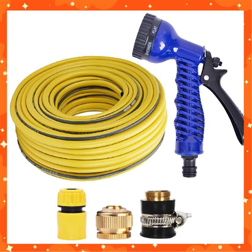 Bộ dây và vòi xịt tăng áp lực nước,rửa xe, tưới cây 3-5m 206843