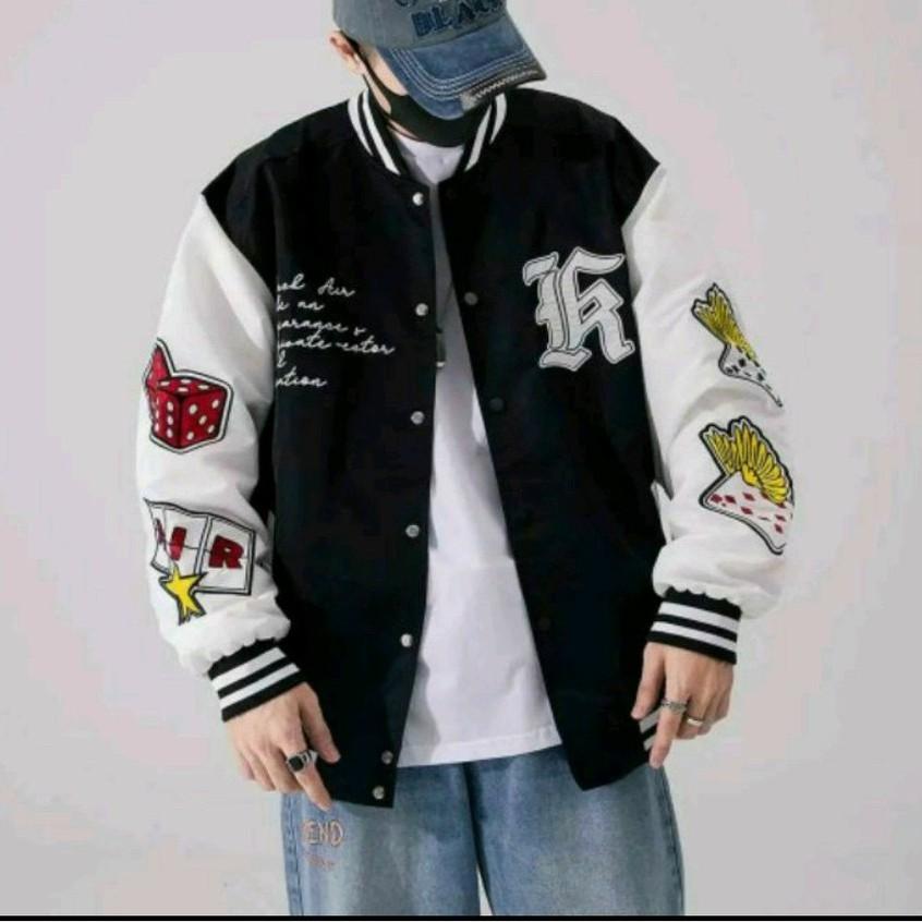 &lt;HOT&gt; Áo khoác dù bomber nam nữ unisex form rộng vải 2 lớp chất xịn, dày dặn, y ảnh phong cách hàn quốc (xucxac))
